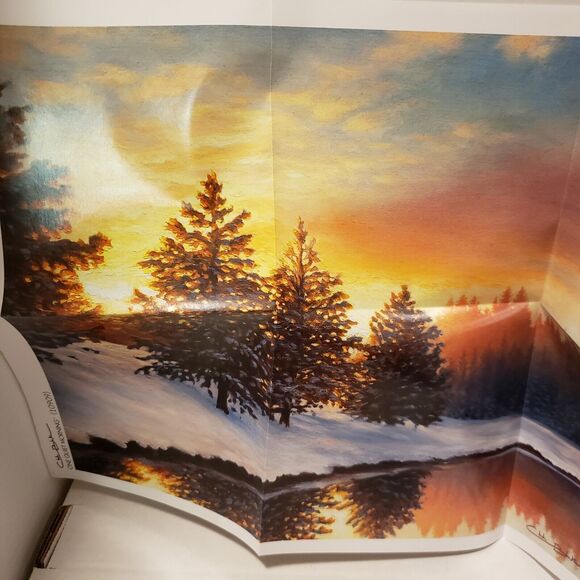 Lot 2  Puzzles 1000 piece each w/ Posters Path of Totality, One Quiet Morning - Picture 4 of 16